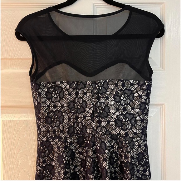 Navy mid length dress - Picture 2 of 3